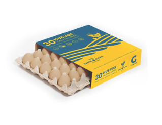 Bandeja 30 huevos grandes