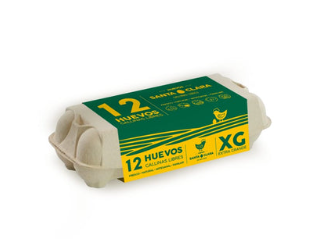 Estuche 12 huevos extra grandes